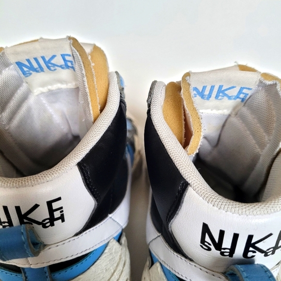 Nike Blazer Mid - Sacai White Black Legend Blue - Picture 10 of 15